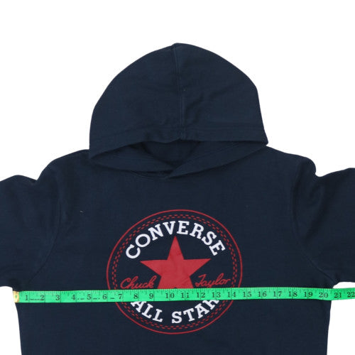 Converse Boys Navy Blue Hoodie XL 13-15 Years Pullover Logo Design