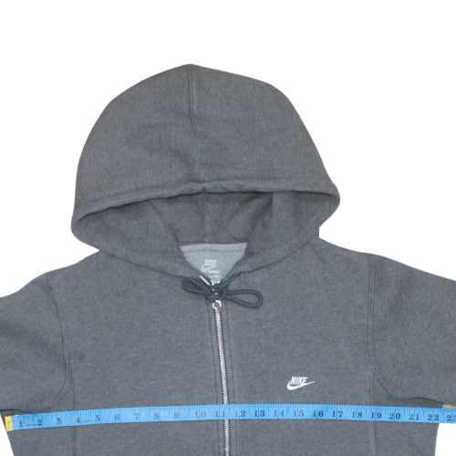 Nike Men's Grey Full Zip Hoodie Size S Regular Fit Sportswear
