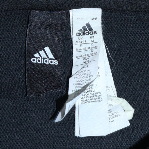 Adidas Men’s Black Full Zip Hoodie M Regular Fit Sportswear