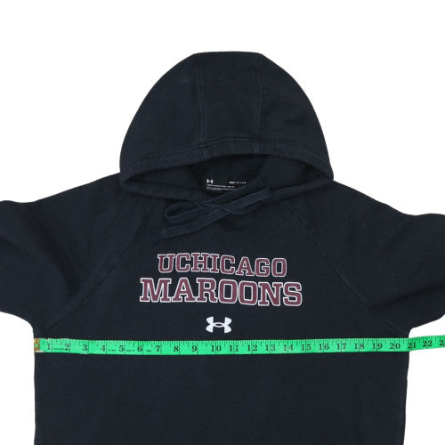 Under Armour Men's Black UChicago Maroons Pullover Hoodie Size S