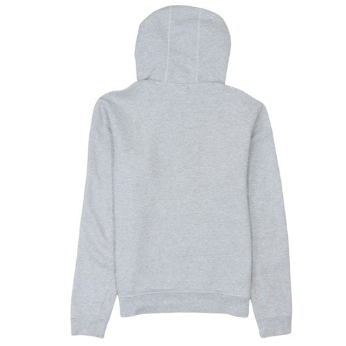 Lacoste Mens Grey Pullover Hoodie S Logo Fleece Sweatshirt