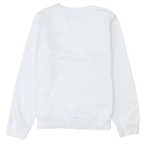 Nike Teens White Pullover Sweatshirt XL Crew Neck Fleece Sports Logo