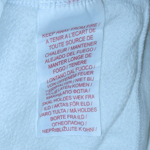 Nike Teens White Pullover Sweatshirt XL Crew Neck Fleece Sports Logo
