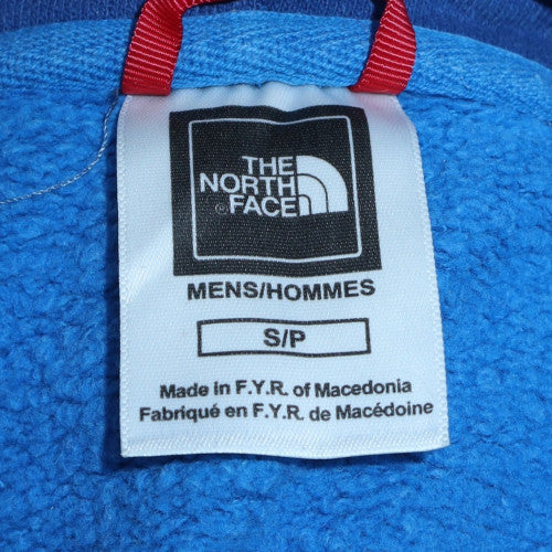 The North Face Men's Blue Pullover Hoodie Size S Fleece Cotton