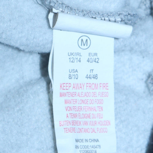 Disney Women Grey Mickey Mouse Crew Neck Pullover Sweatshirt Size M 12/14