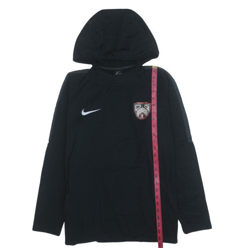Nike Men's Black Dri-Fit Pullover Hoodie Size M Athletic Fit