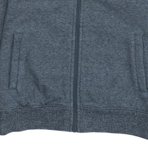 Ellesse Mens Grey Full Zip Hoodie Size L Sports Fleece Excellent