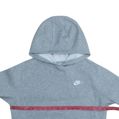 Nike Teens Grey Pullover Hoodie XL Regular Fit Sports Fleece