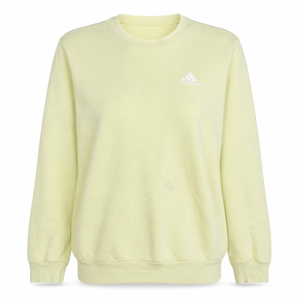 Adidas Women’s Yellow Sweatshirt L Pullover Crew Neck Casual