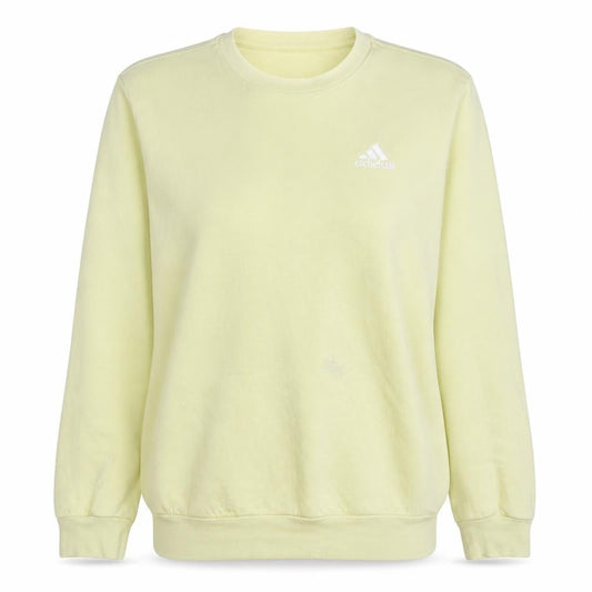 Adidas Women’s Yellow Sweatshirt L Pullover Crew Neck Casual