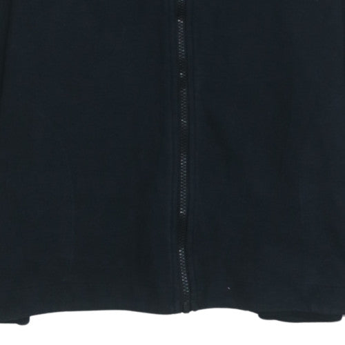 Nike Men's Black Small Full Zip Hoodie with Logo