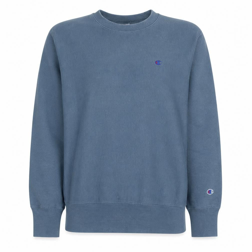 Champion Men's Blue Large Crew Neck Pullover Sweatshirt