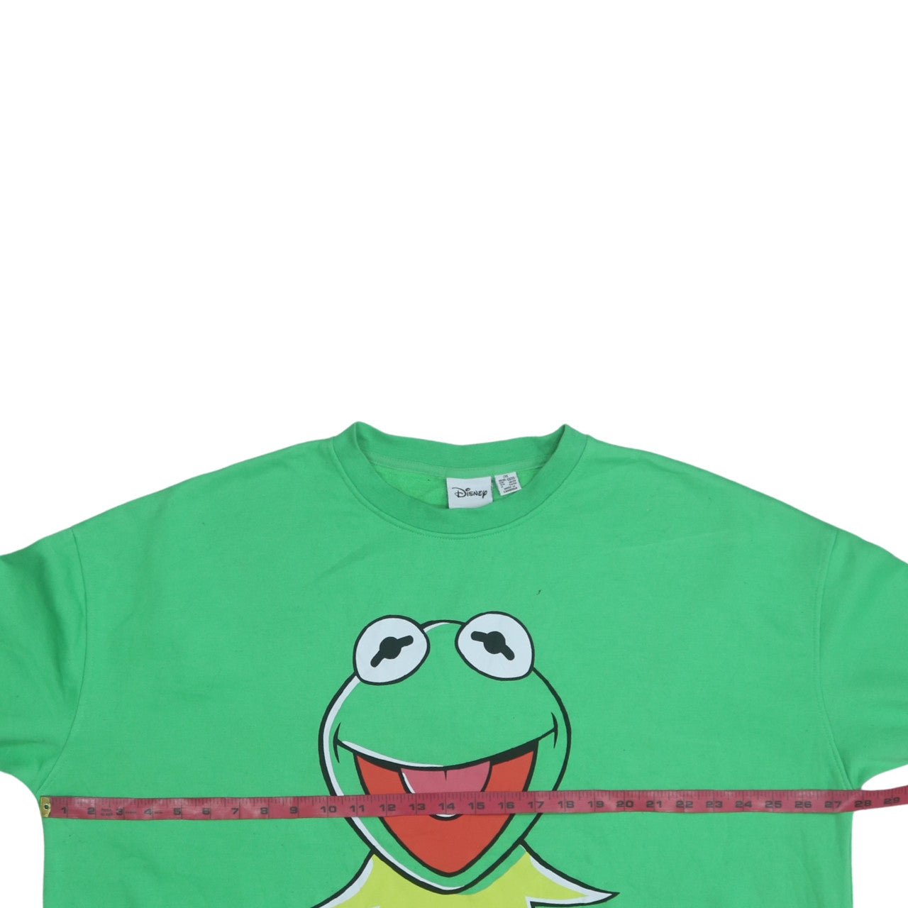 Disney Men's Green Kermit Sweatshirt 2XL Pullover Graphic Print