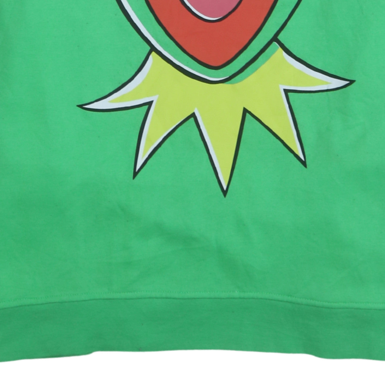 Disney Men's Green Kermit Sweatshirt 2XL Pullover Graphic Print