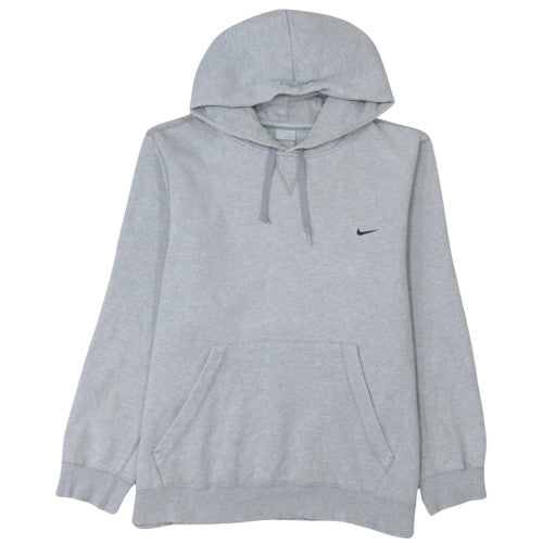 Nike Men's Grey Pullover Hoodie Medium Regular Fit Fleece