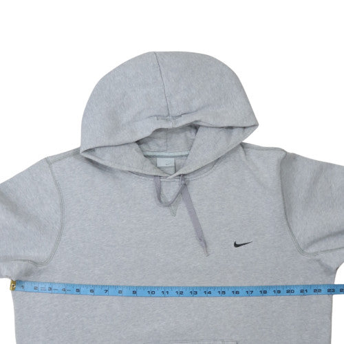 Nike Men's Grey Pullover Hoodie Medium Regular Fit Fleece