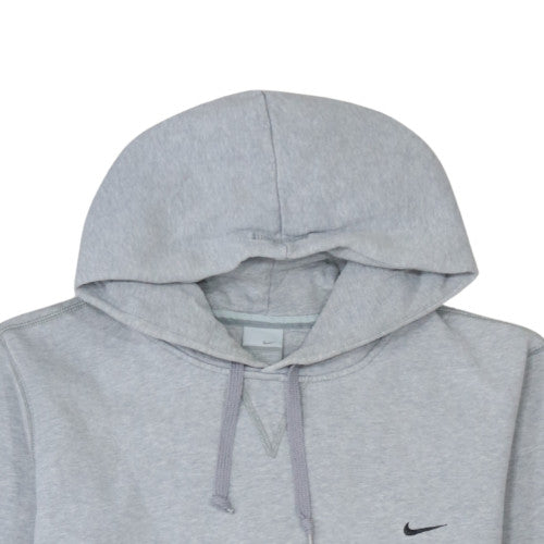 Nike Men's Grey Pullover Hoodie Medium Regular Fit Fleece