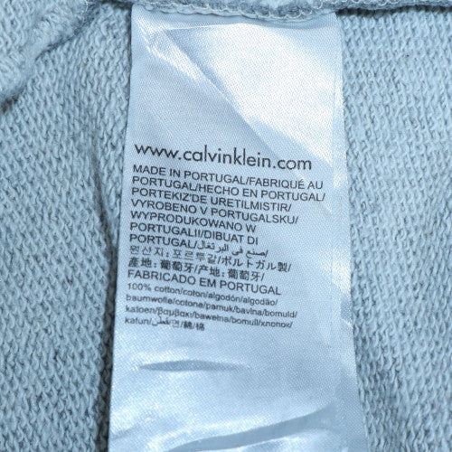 Calvin Klein Jeans Men's Grey Logo Crew Neck Sweatshirt Size M
