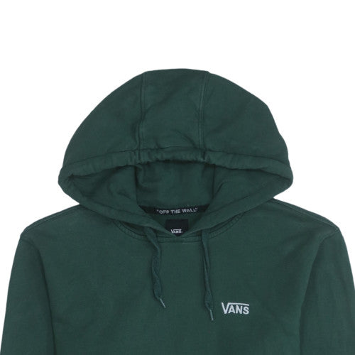 Vans Men's Green Pullover Hoodie Small Fleece Cotton Skate Style