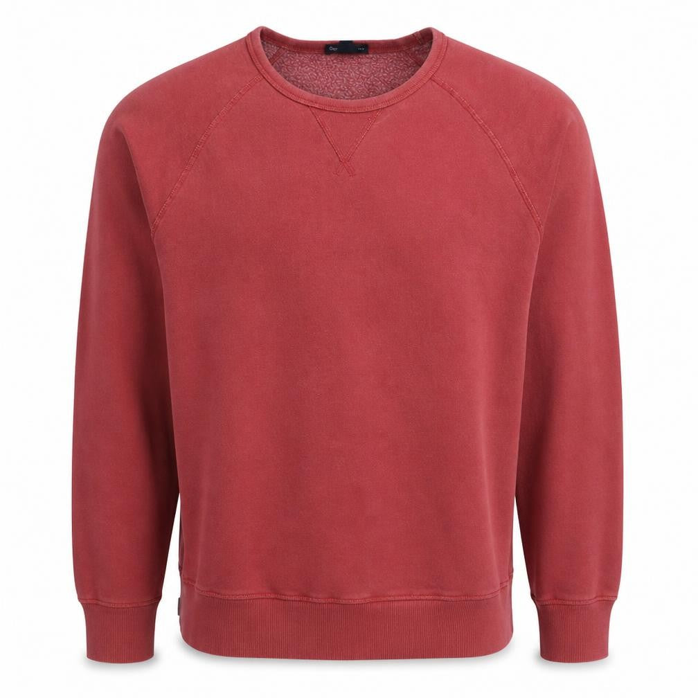 Gap Men's Red Cotton Blend Crew Neck Pullover Sweatshirt M