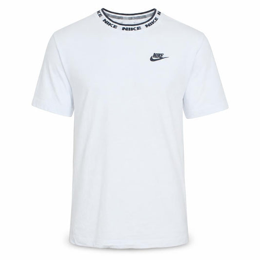 Nike Men’s White Cotton Crew Neck Short Sleeve Sports T-Shirt Size S