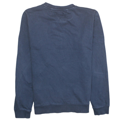 Tommy Hilfiger Teens Blue Cotton Embroidered Sweatshirt 13-14 Years