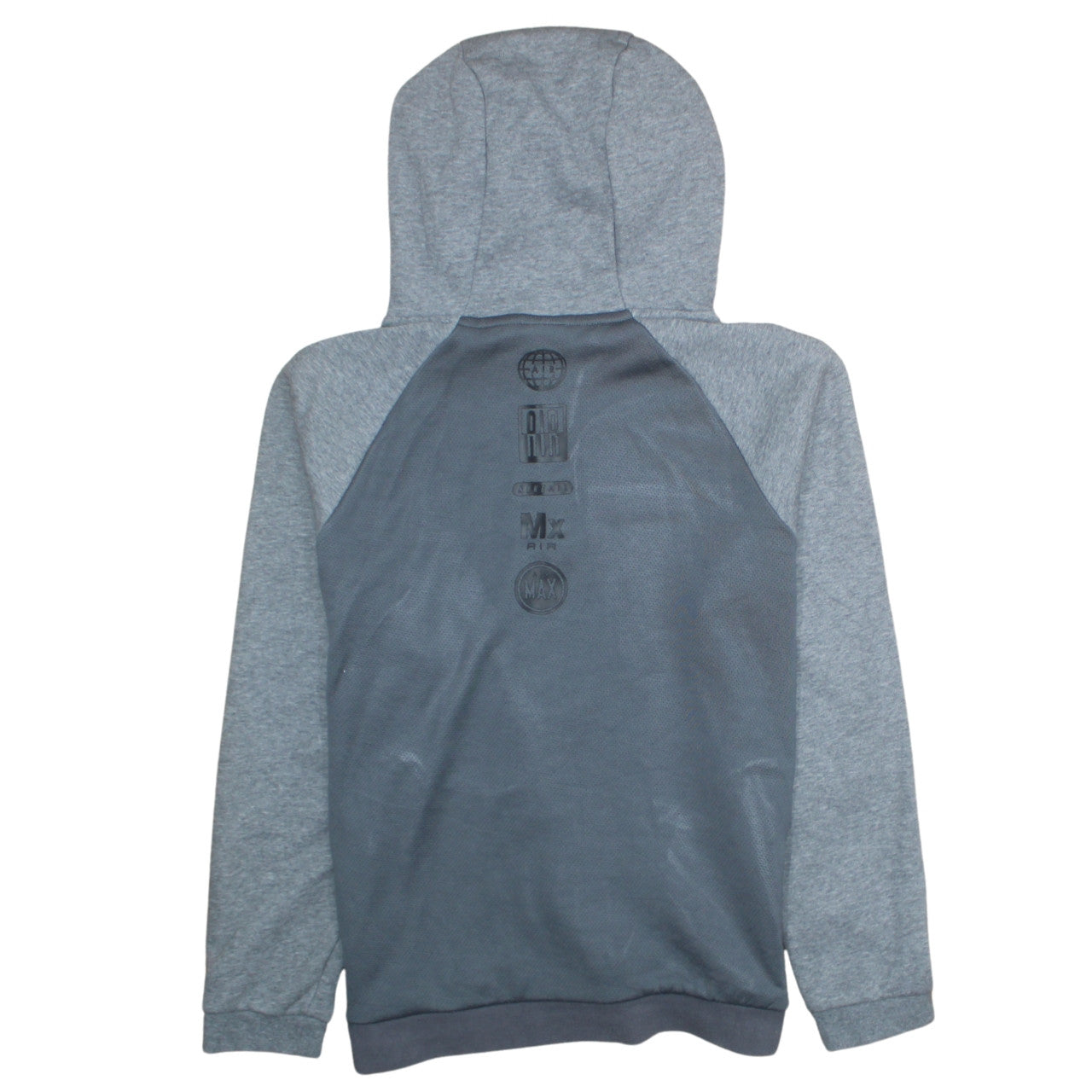 Nike Air Grey Full Zip Hoodie Teens L Lightweight Sportswear