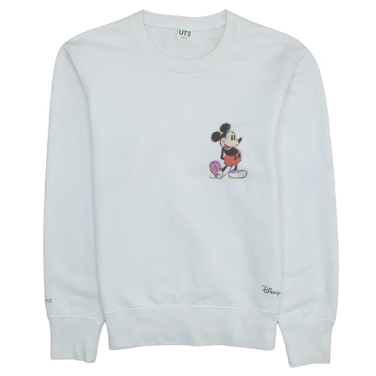 Uniqlo UT Disney Women's White Mickey Sweatshirt Size S