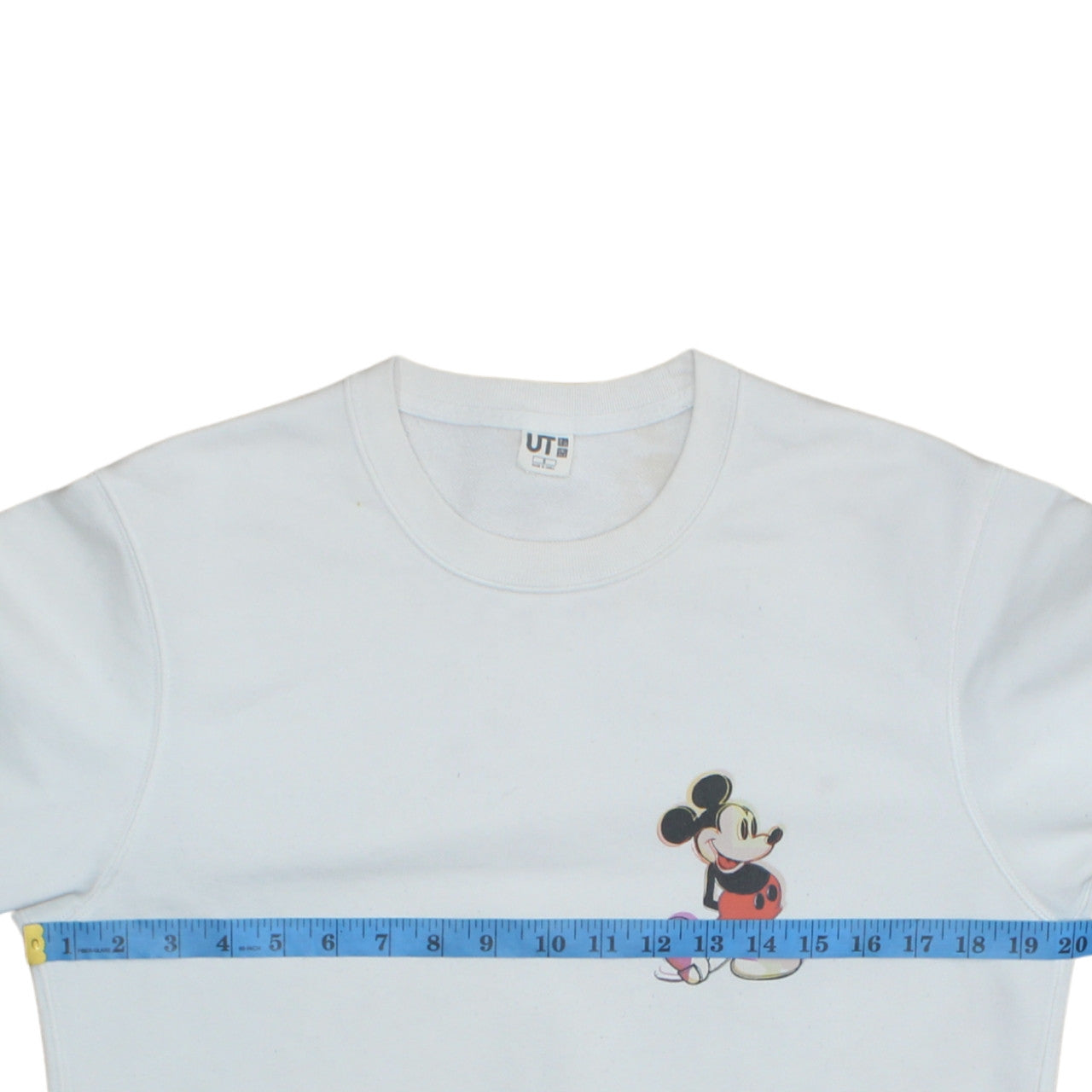 Uniqlo UT Disney Women's White Mickey Sweatshirt Size S