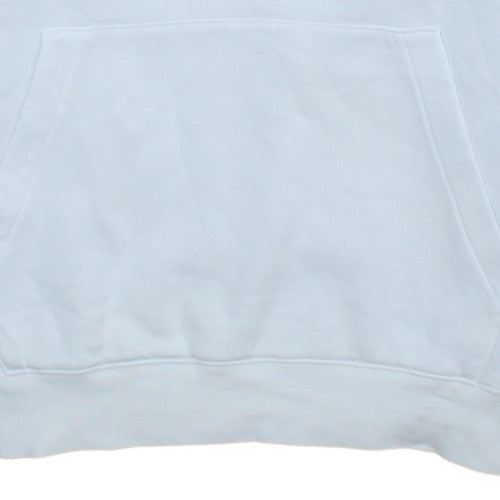 Nike Men's White Pullover Hoodie Small Fleece Sports Logo Sweatshirt