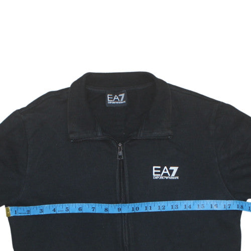 Emporio Armani EA7 Men's Black Full Zip Sweatshirt Size M