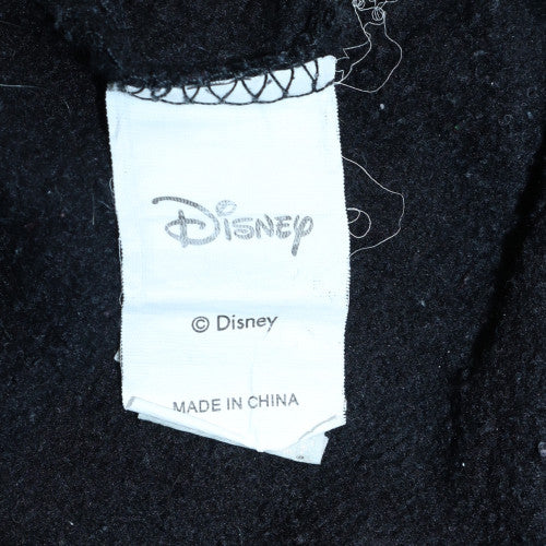 Disney Women Black Large Pullover Hoodie Mickey Mouse Graphic