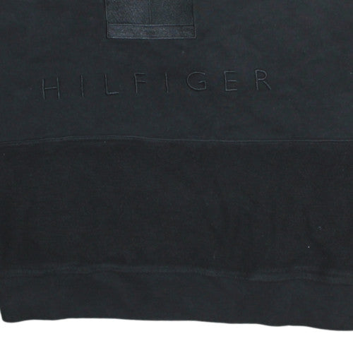 Tommy Hilfiger Men's Black XL Crew Neck Pullover Sweatshirt