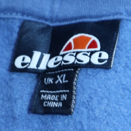 Ellesse Men's Blue Pullover Hoodie XL Hooded Sweatshirt