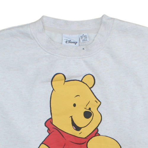 Disney Winnie the Pooh Women's Grey Pullover Sweatshirt M 12/14