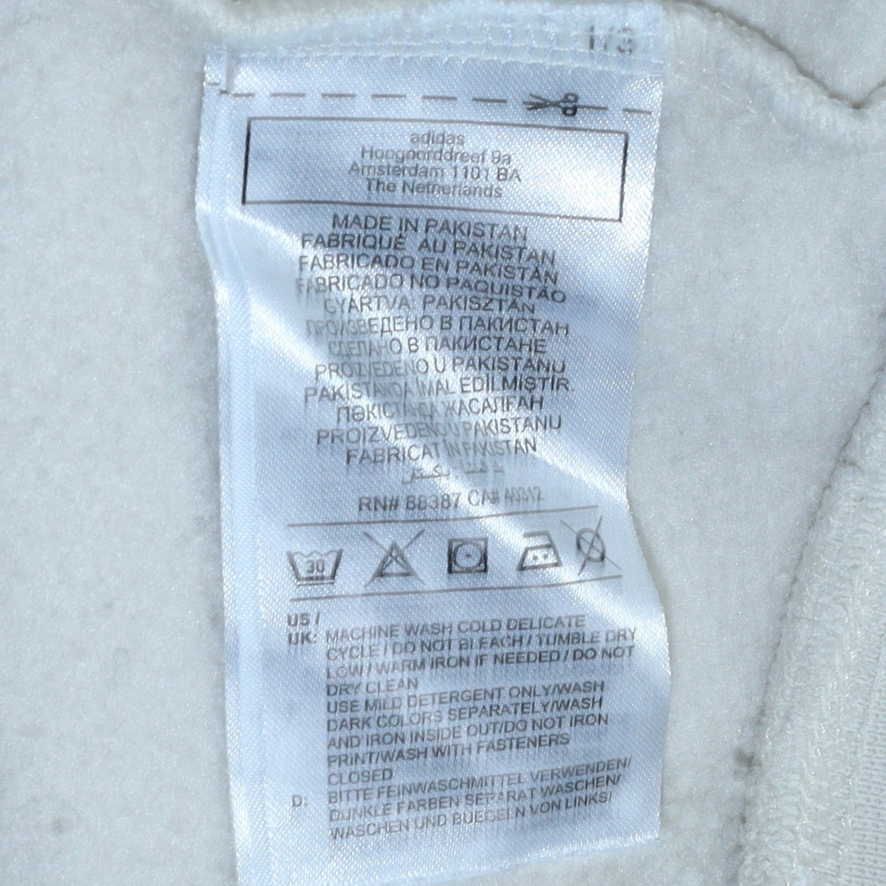 Adidas Women’s Beige 1/4 Zip Pullover Sweatshirt Size 12