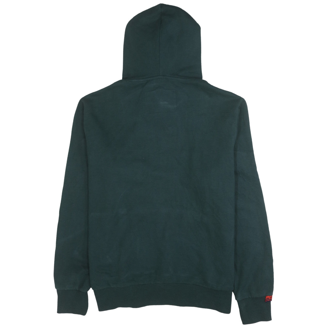 Superdry Men's Green Pullover Hoodie M Graphic Print Logo