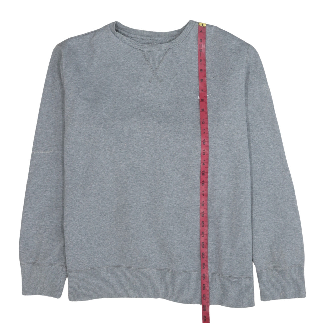 Nike Men's Grey Fleece Pullover Sweatshirt L Crew Neck Sportswear