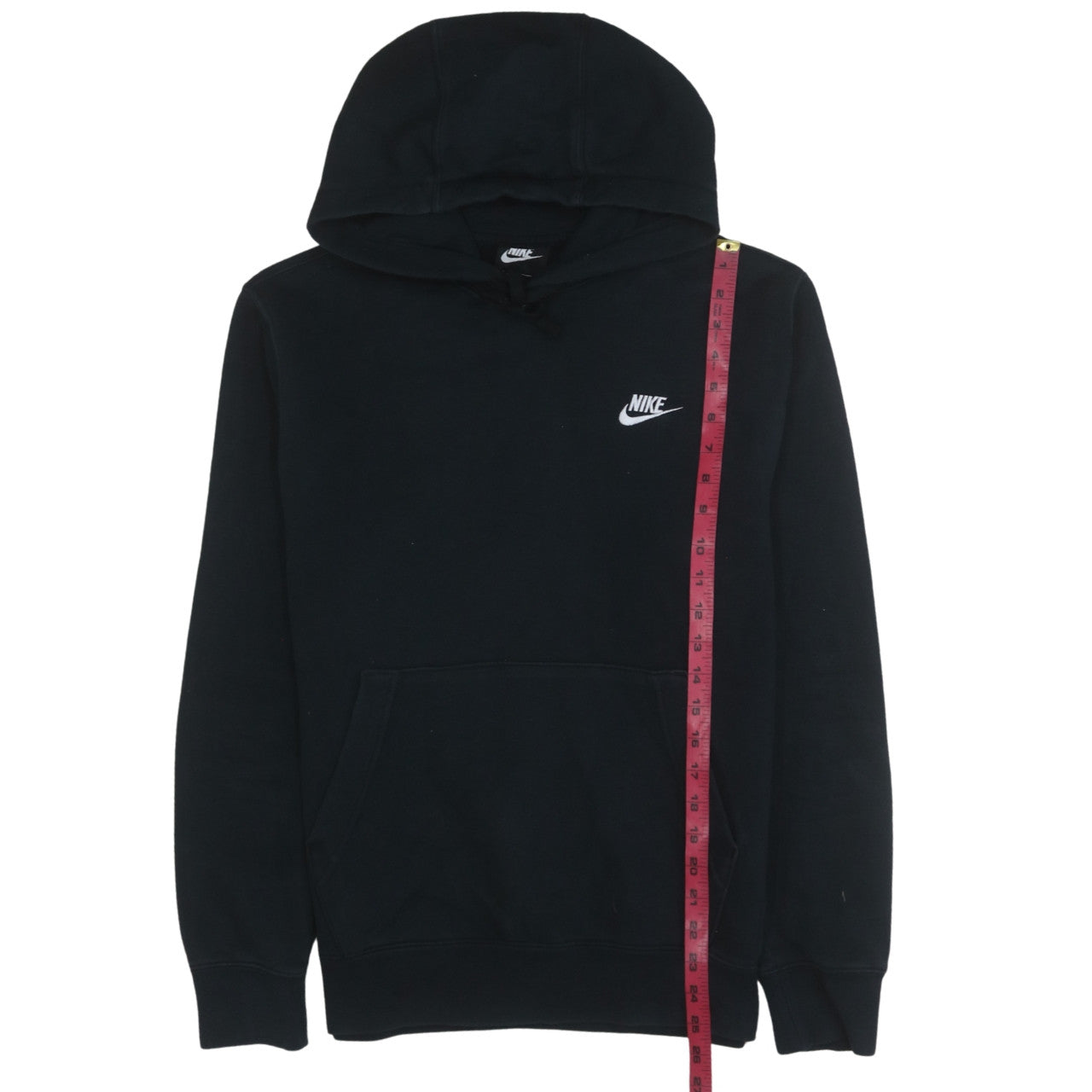 Nike Men's Black Small Pullover Hoodie Sweatshirt with Logo