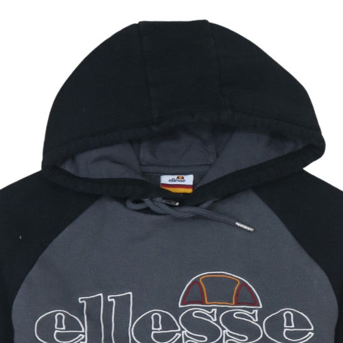 Ellesse Men’s Grey Pullover Hoodie Size S Sports Fleece Sweatshirt