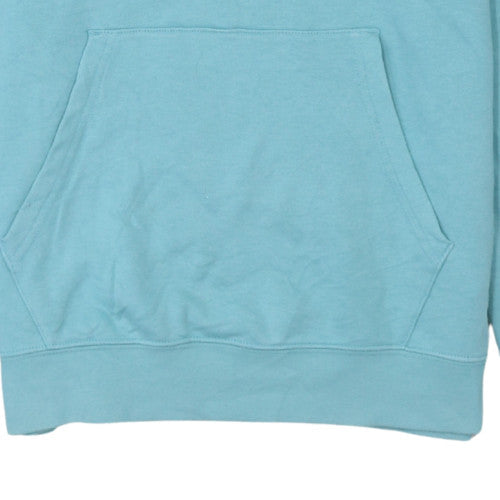 Champion Girls Blue Pullover Hoodie X-Large 13-14 Years Cotton Blend