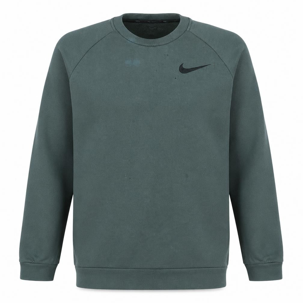 Nike Men's Green Dri-Fit Pullover Crew Neck Sweatshirt Size M