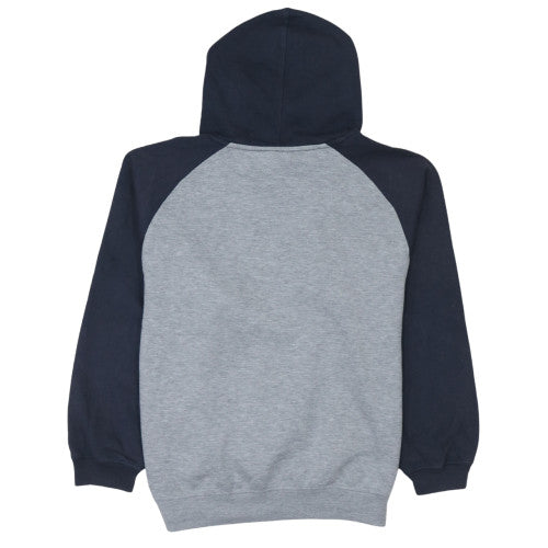 Reebok Boys Grey & Navy Pullover Hoodie 12 Years Regular Fit Sweatshirt