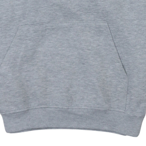 Reebok Boys Grey & Navy Pullover Hoodie 12 Years Regular Fit Sweatshirt