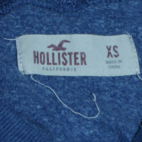 Hollister Women's Blue XS Crew Neck Pullover Sweatshirt