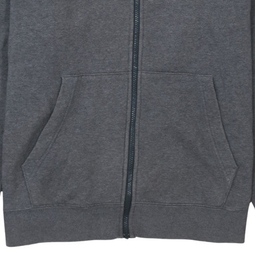 Nike Men's Grey Full Zip Hooded Sweatshirt XL Santa Clara Logo