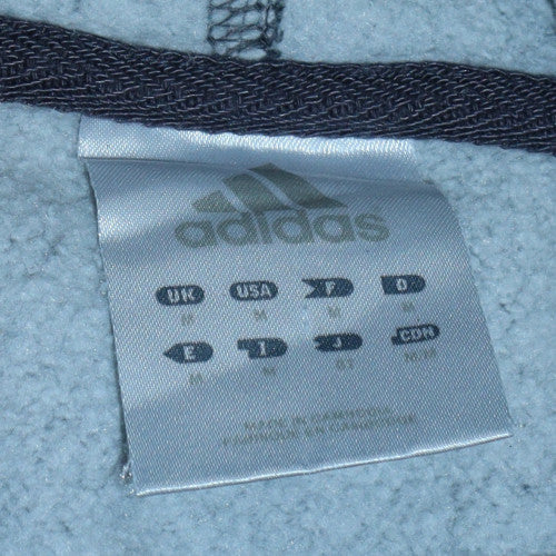 Adidas Womens Grey Pullover Hoodie Sweatshirt Size 10 Casual Logo