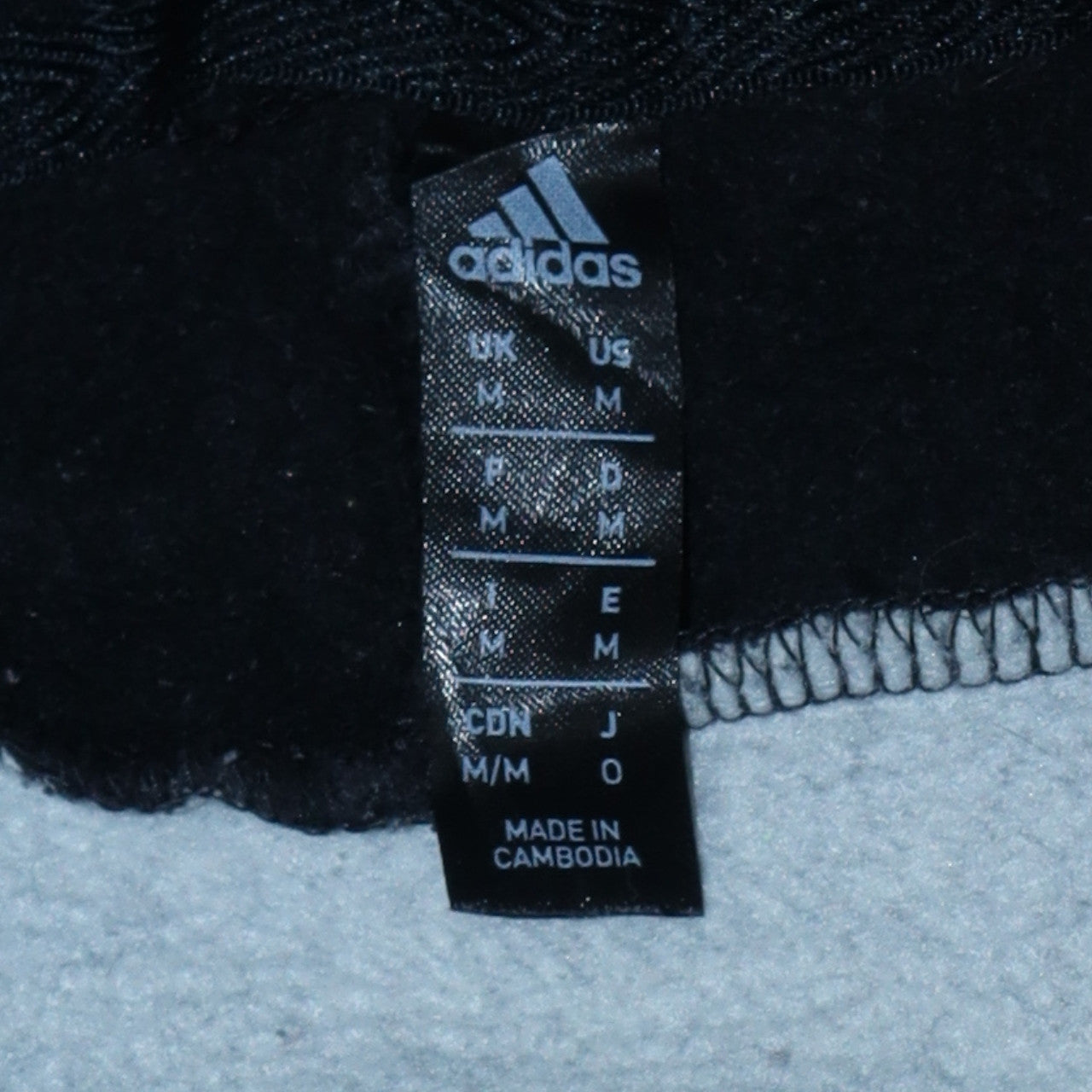 Adidas Men's Black Pullover Hoodie Medium Logo Sportswear