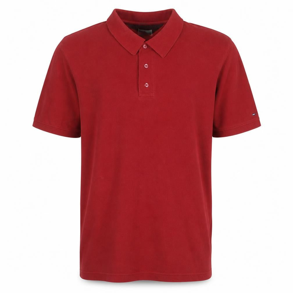 Tommy Hilfiger Denim Men's Red Polo Shirt XL Cotton