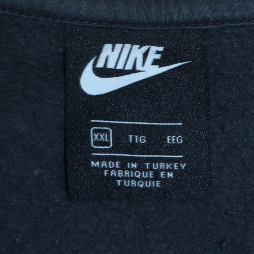 Nike Men's Black 2XL Pullover Crew Neck Fleece Sweatshirt